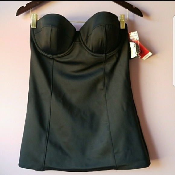 SPANX Jet Black Dresskini Swim Top (No Bottoms) - Picture 3 of 8